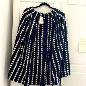 Maje Japhanie Pleated Daisy Print Skirt Size 3 (Large)